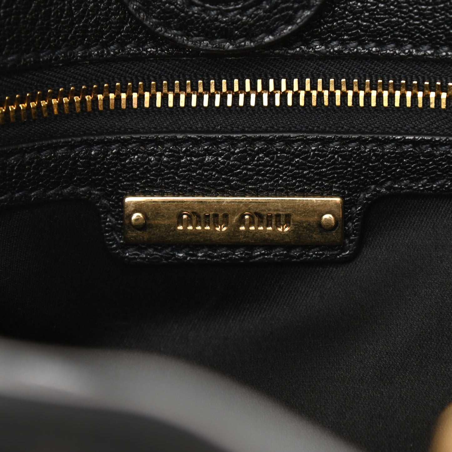 Goatskin Madras 2Way Shoulder Bag Black
