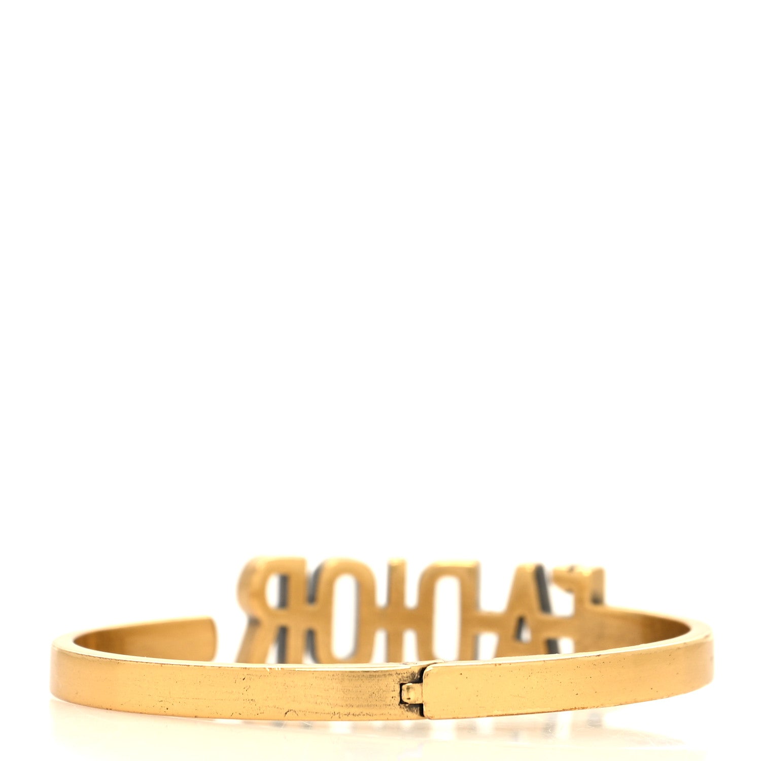 Christian Dior Metal J'Adior Bracelet Cuff Gold 3 of 4