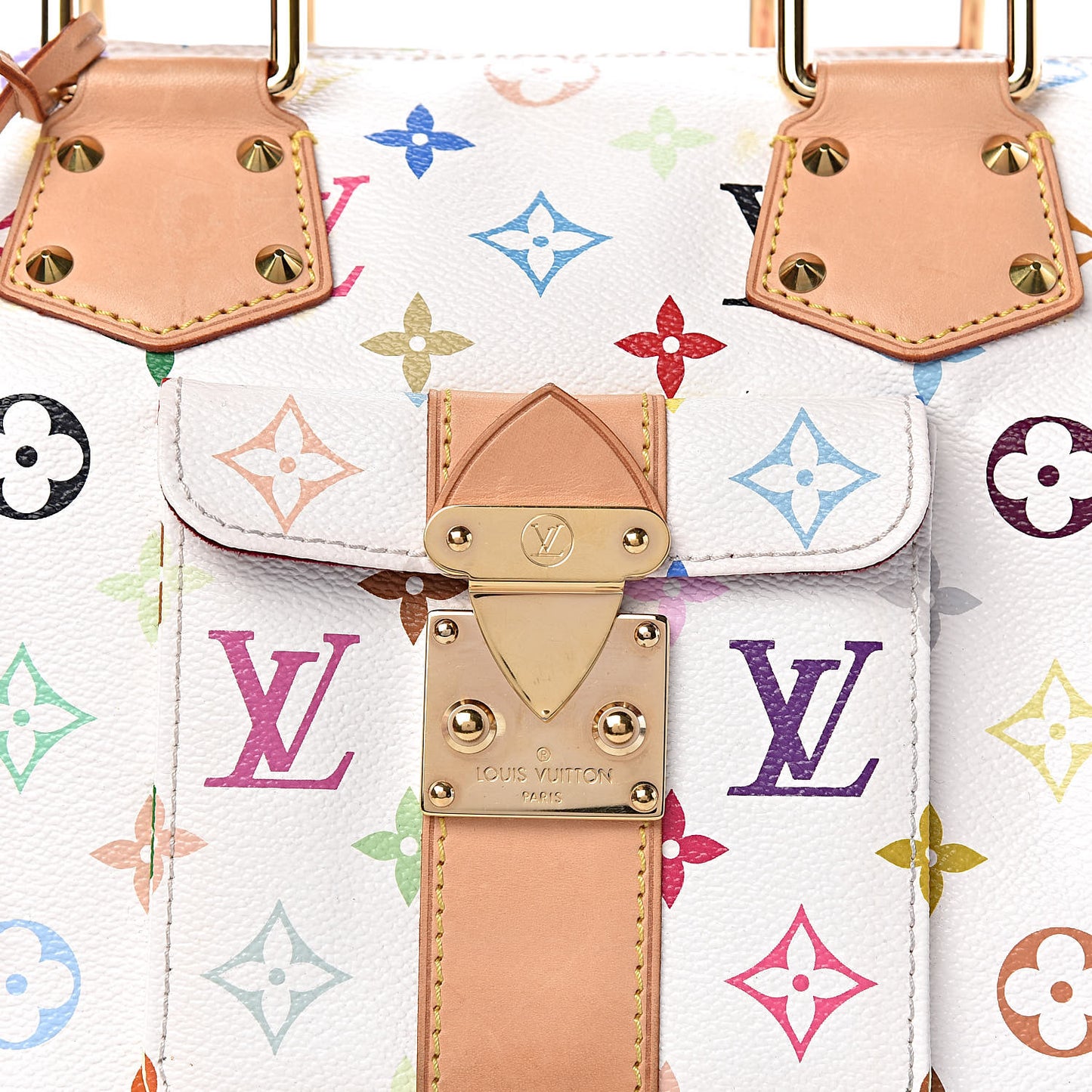 Monogram Multicolor Speedy 30 White
