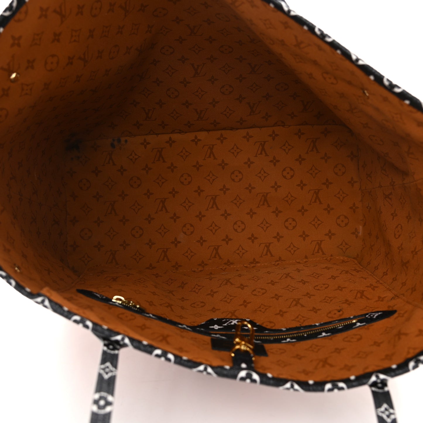 Monogram Giant Crafty Neverfull MM Creme Caramel
