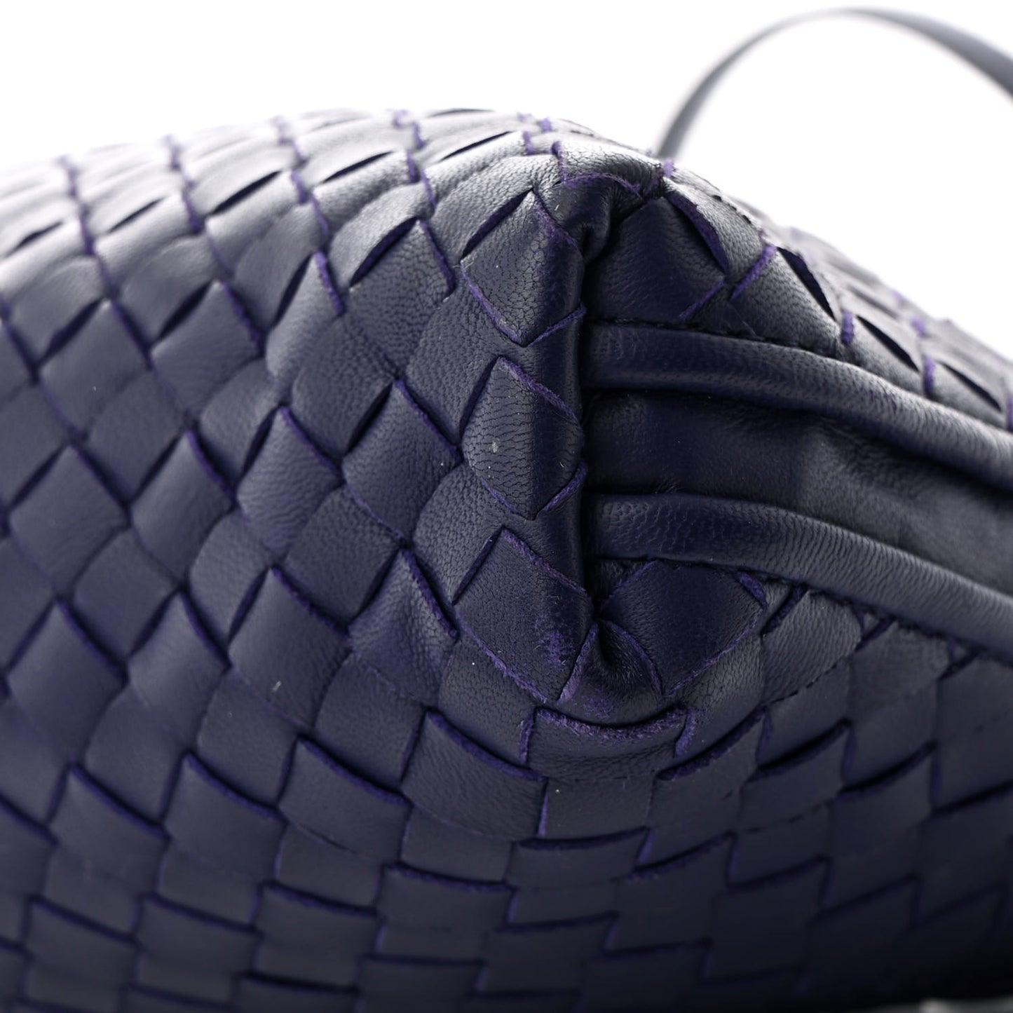 Nappa Intrecciato Nodini Crossbody Messenger Atlantic