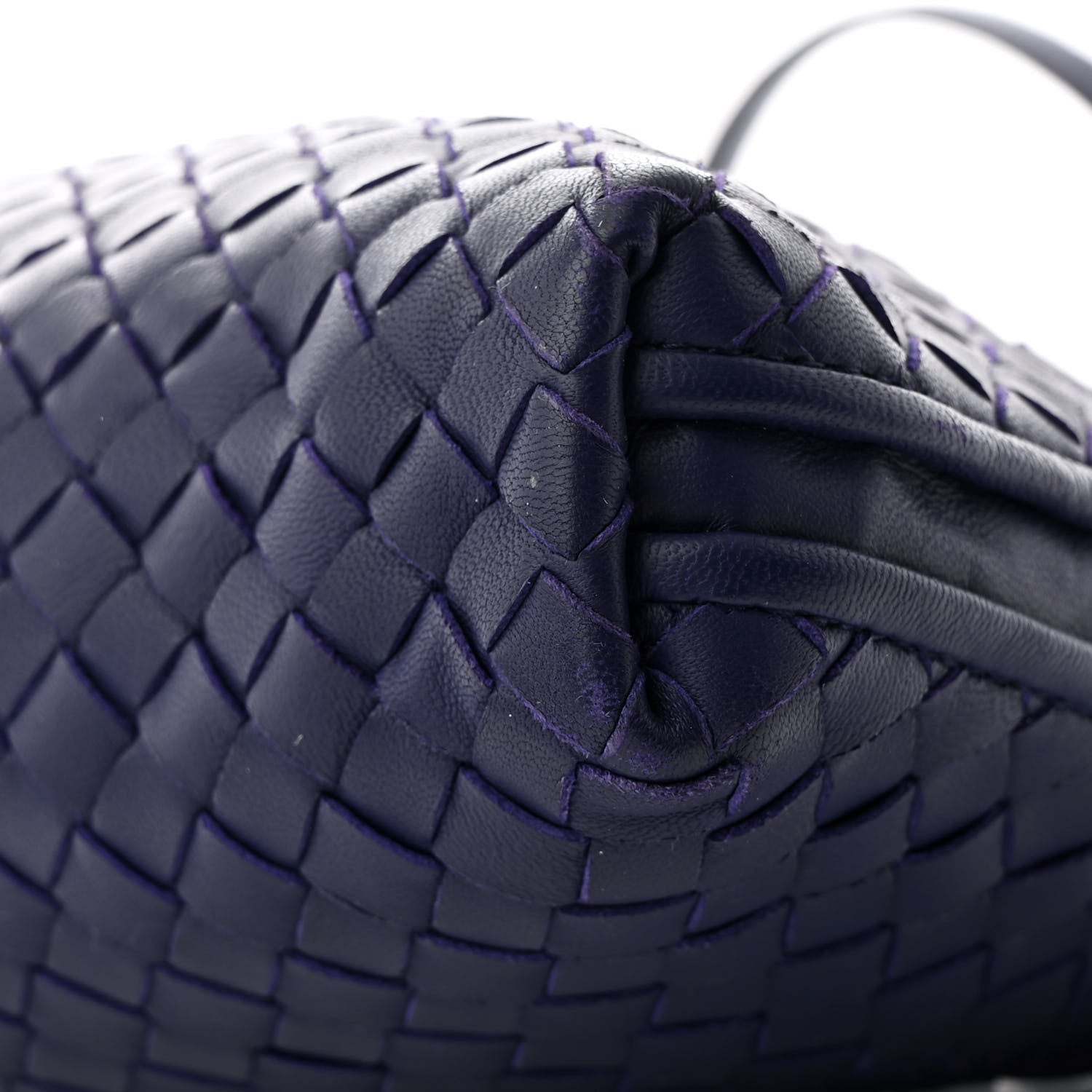 Bottega Veneta Nappa Intrecciato Nodini Crossbody Messenger Atlantic 10 of 11