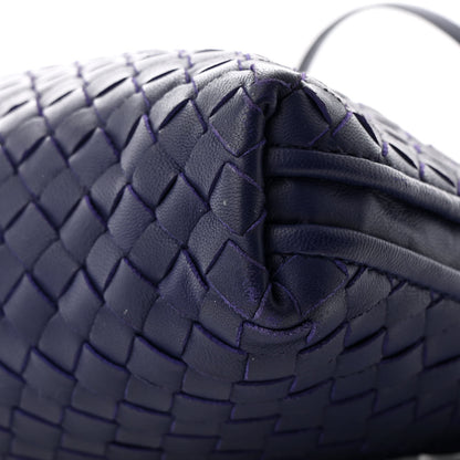 Bottega Veneta Nappa Intrecciato Nodini Crossbody Messenger Atlantic 10 of 11