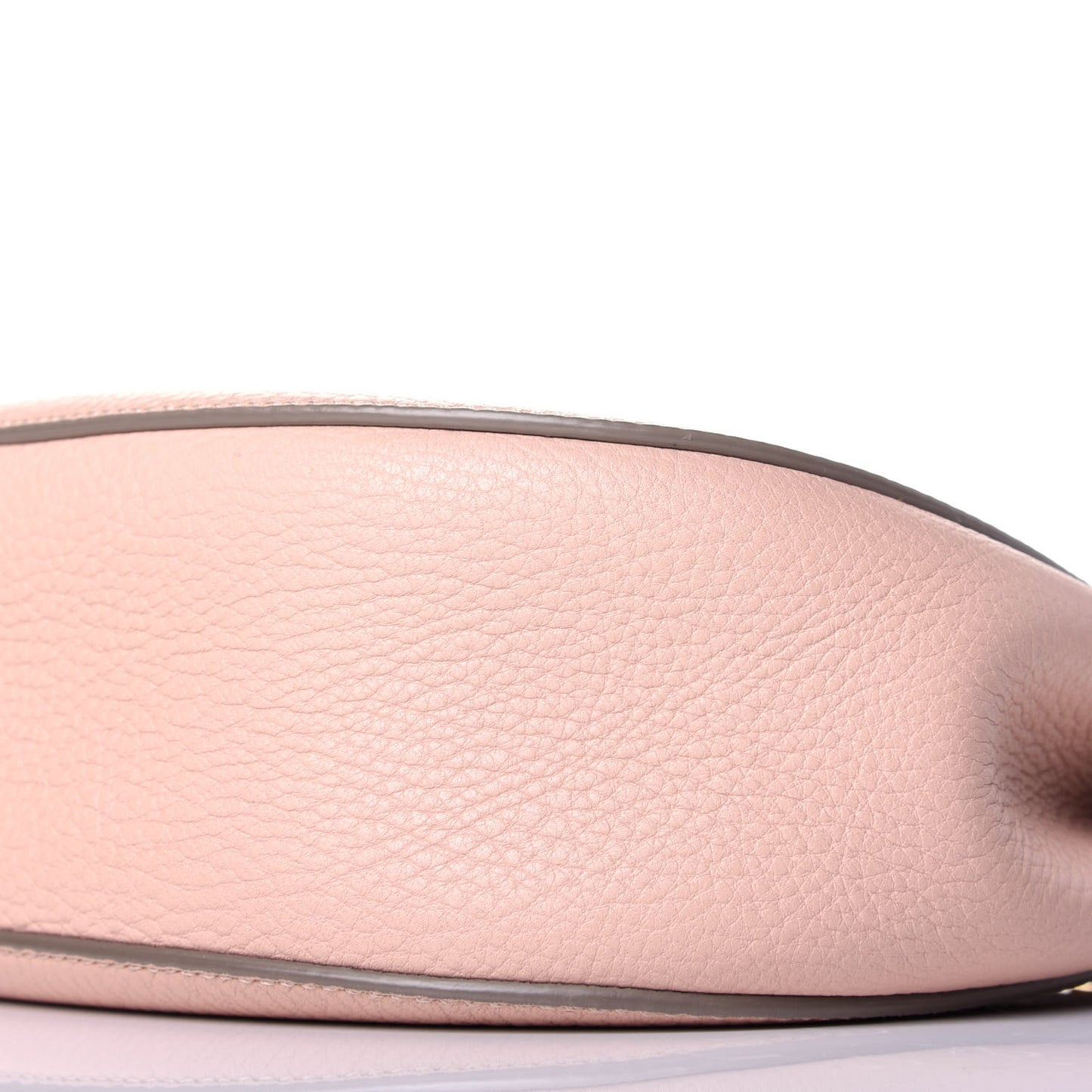 Grained Lambskin Drew Shoulder Bag Cement Pink