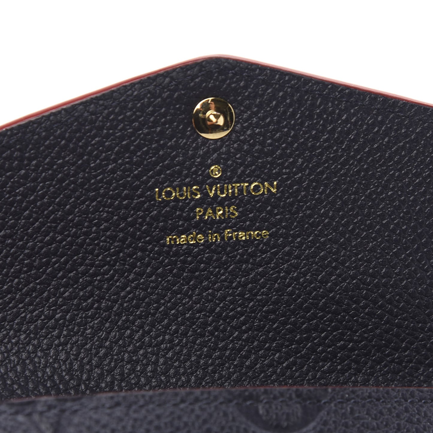 Empreinte Key Pouch Marine Rouge
