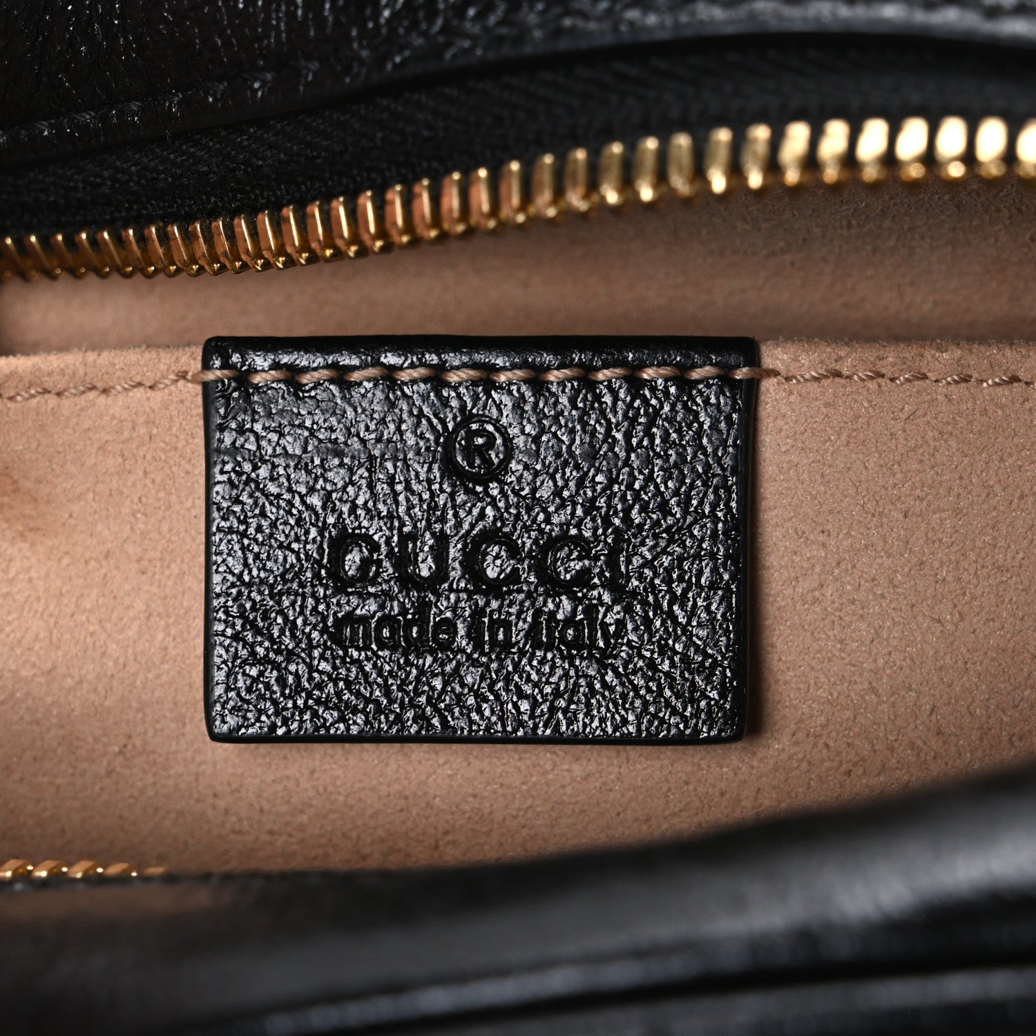 Gucci Monogram Matelasse Diagonal Small GG Marmont Chain Shoulder Bag Beige Black 6 of 10