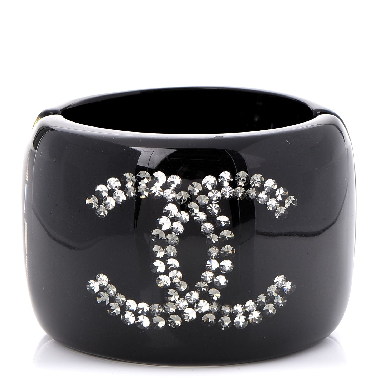 Resin Crystal CC Cuff Black