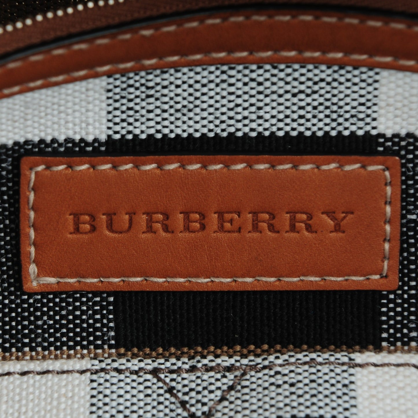 Canvas Mega Check Medium Ashby Saddle Brown
