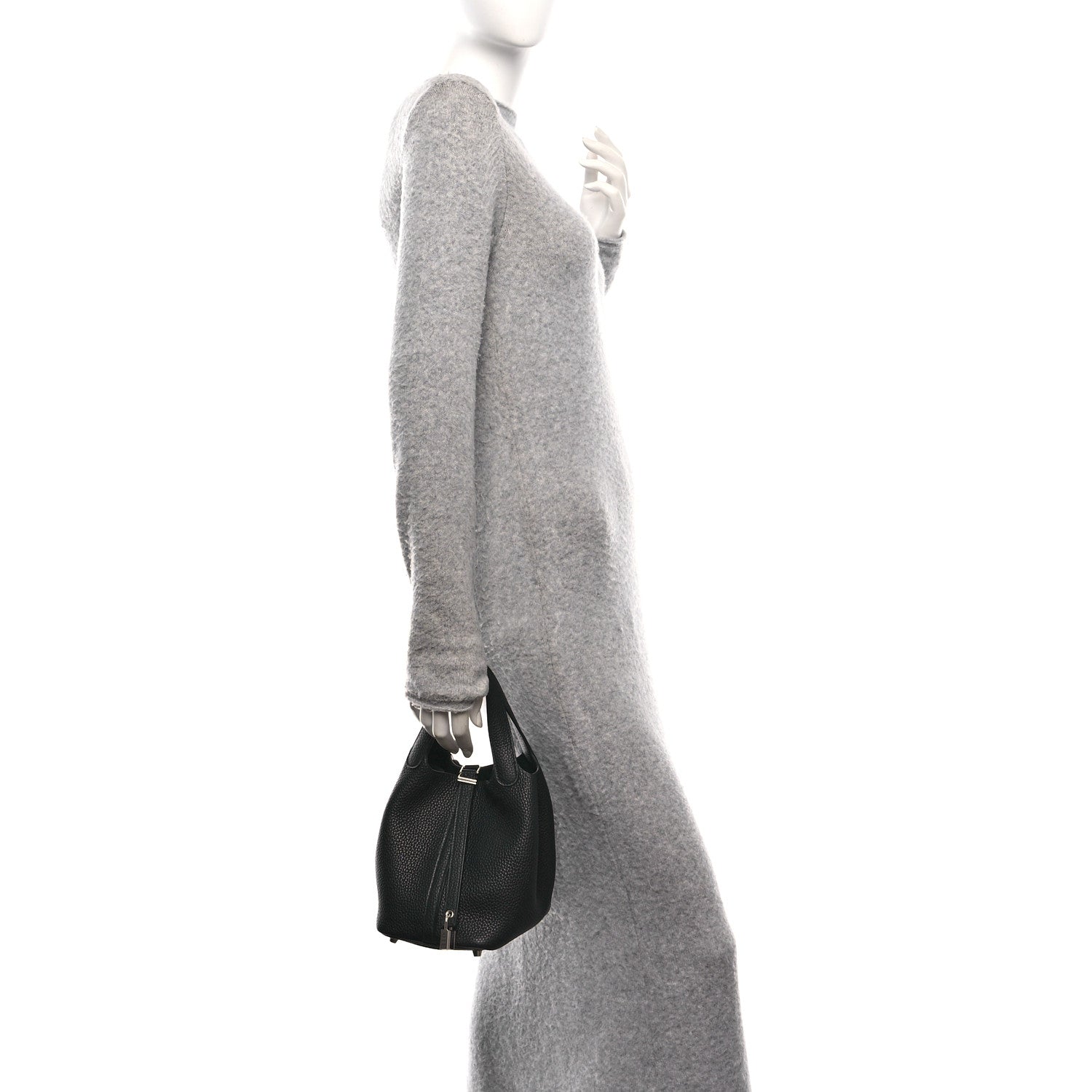 Hermes Taurillon Clemence Picotin Lock 18 PM Black 2 of 13