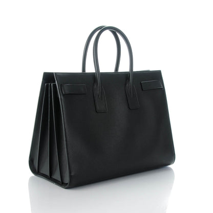 Saint Laurent Grained Calfskin Large Sac De Jour Carryall Black 3 of 7