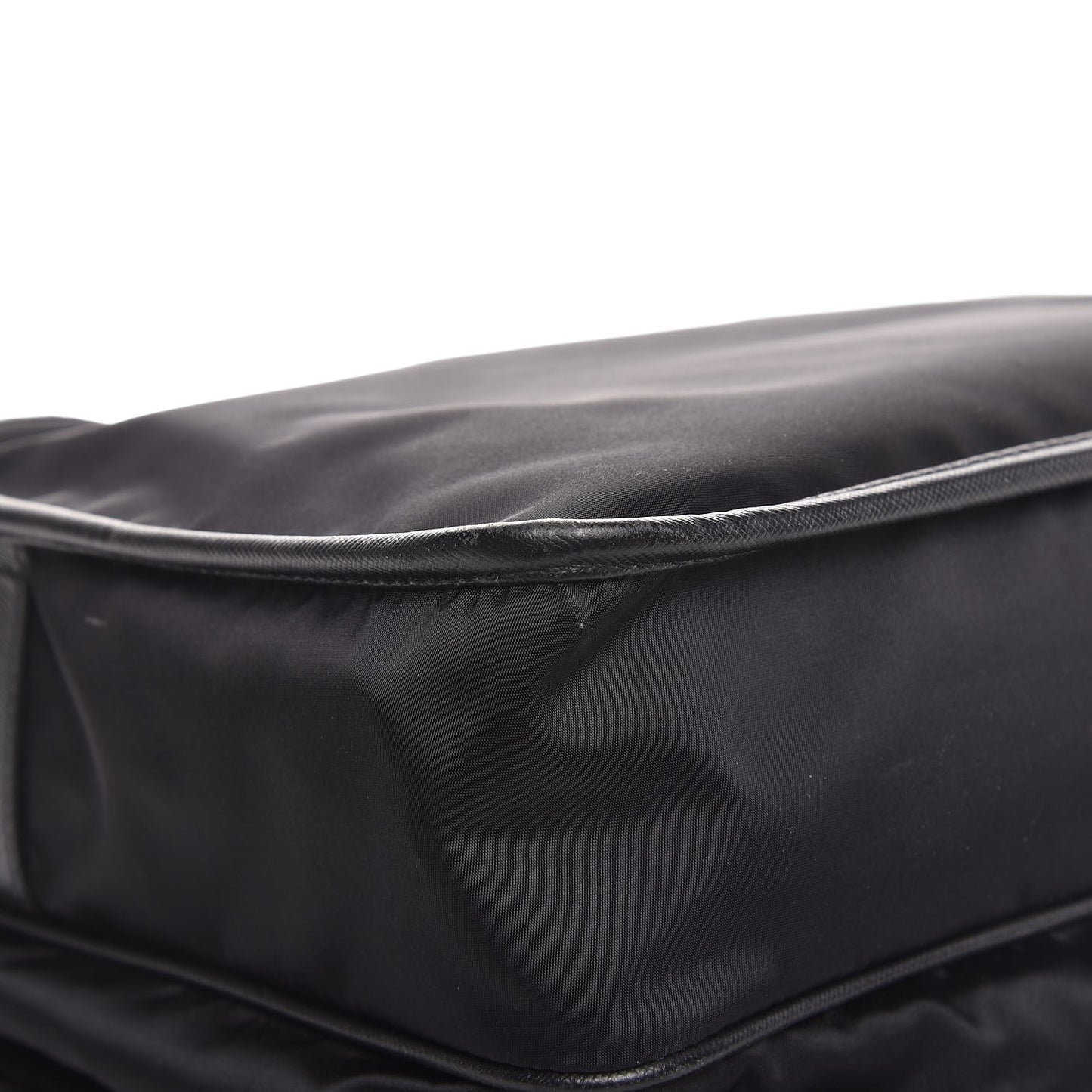 Tessuto Nylon Saffiano Messenger Black