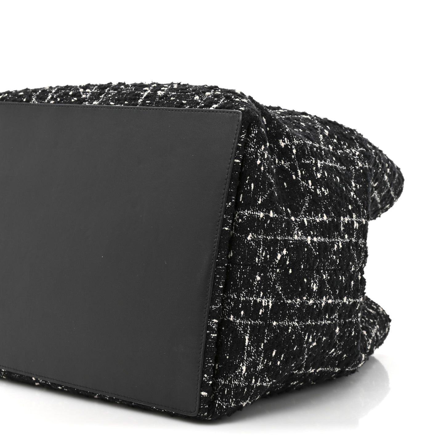 Tweed Cannage Large Toujours Black White
