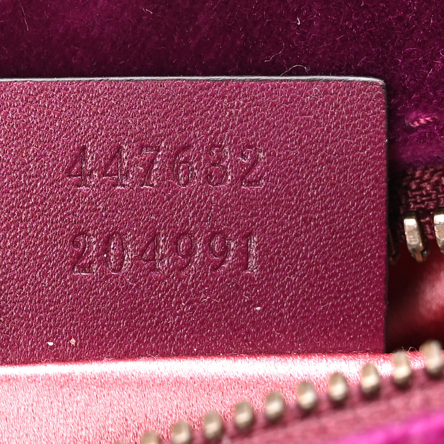 Velvet Matelasse Small GG Marmont Chain Shoulder Bag Cyclamen