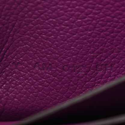 Hermes Evercolor Roulis Slim Wallet Anemone 8 of 9