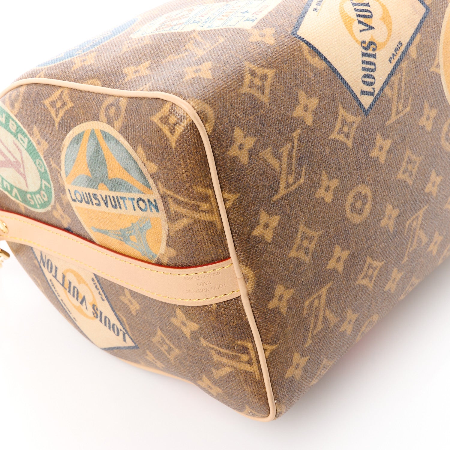 Louis Vuitton Monogram Hotel Labels Speedy Bandouliere 30 10 of 11