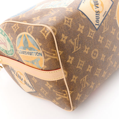 Louis Vuitton Monogram Hotel Labels Speedy Bandouliere 30 10 of 11