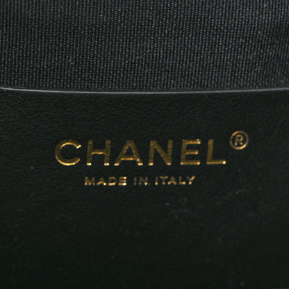 Chanel Caviar Quilted Chain Large Shopping Tote With Coin Purse Black 7 of 11