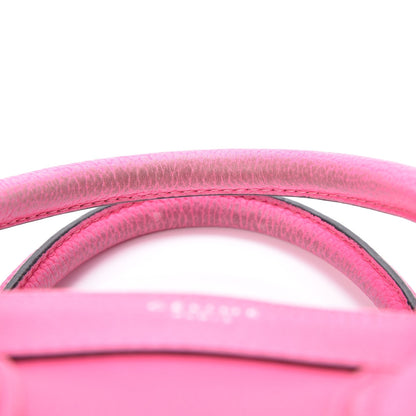 Celine Drummed Calfskin Micro Luggage Fluo Pink 14 of 14