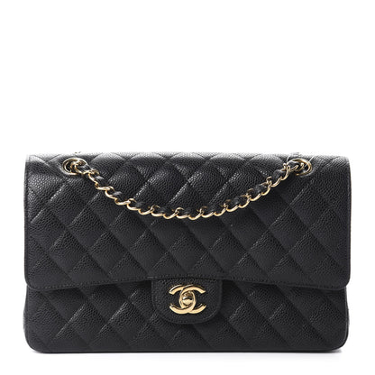 Chanel Caviar Quilted Medium Double Flap Black 1 of 11