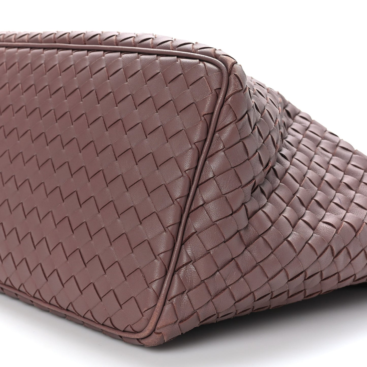 Nappa Intrecciato Ciambrino Bag Brown