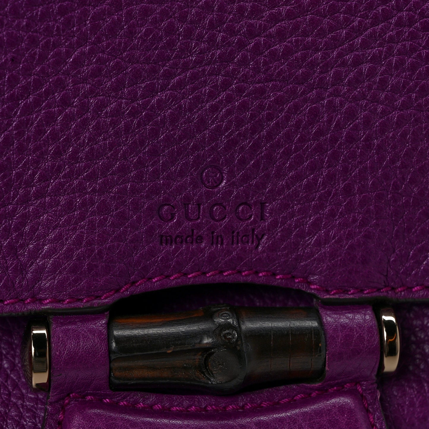 Calfskin Small Nouveau Fringe Shoulder Bag Purple