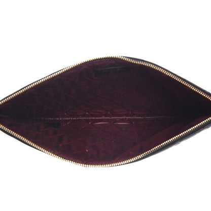 Chanel Aged Calfskin Quilted Medium Lucky Charms Cosmetic Case Black 5 of 8