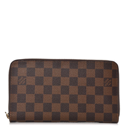 Louis Vuitton Damier Ebene Zippy Organizer Wallet 1 of 8