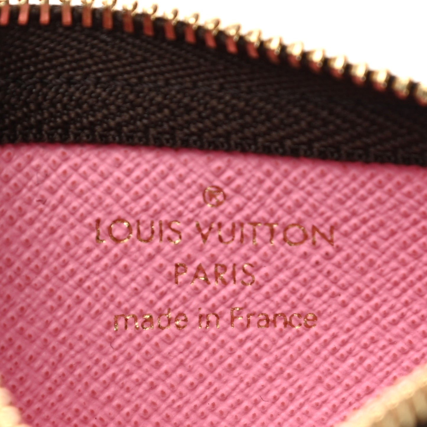 Monogram 2022 Christmas Animation Paris Key Pouch Pink
