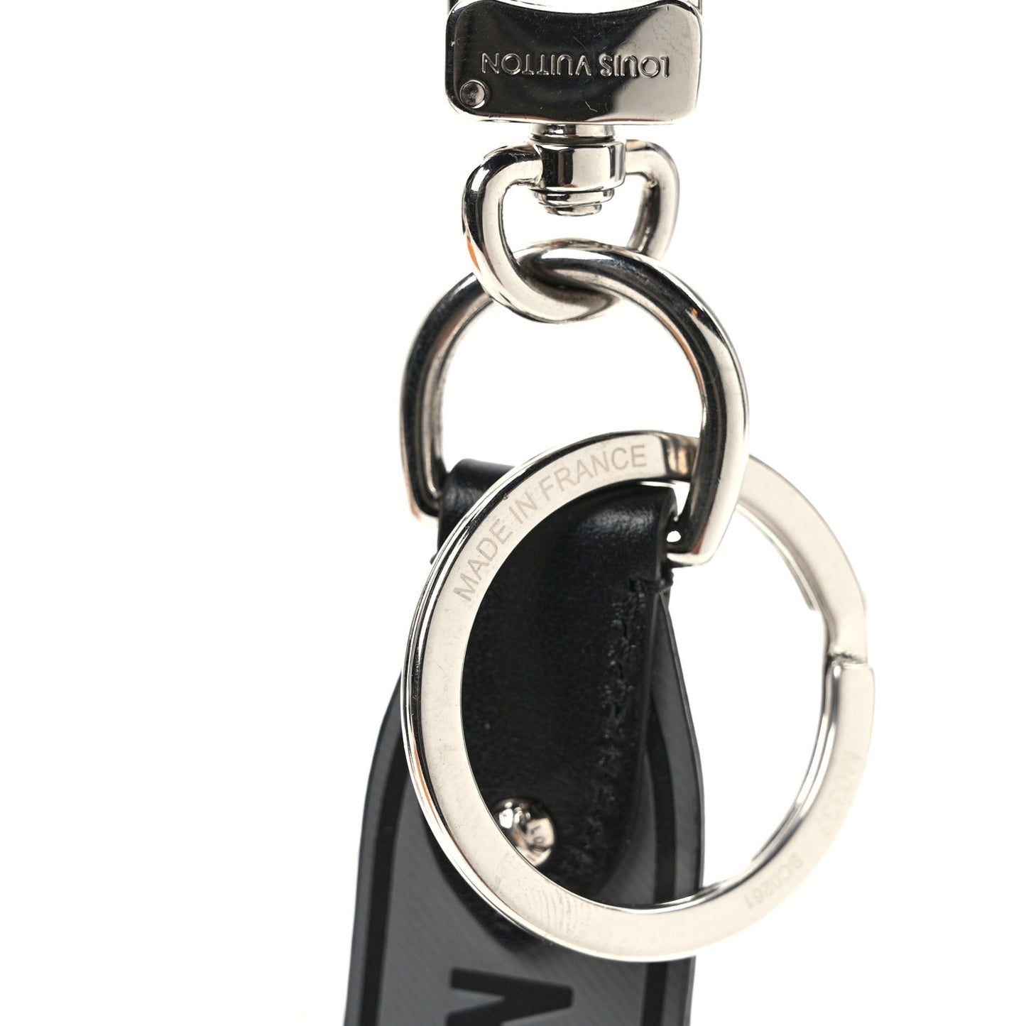 Capital LV Bag Charm Key Holde Gray