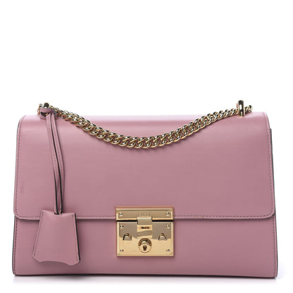 Gucci Moon Calfskin Medium Padlock Shoulder Bag Carmine Rose 1 of 10