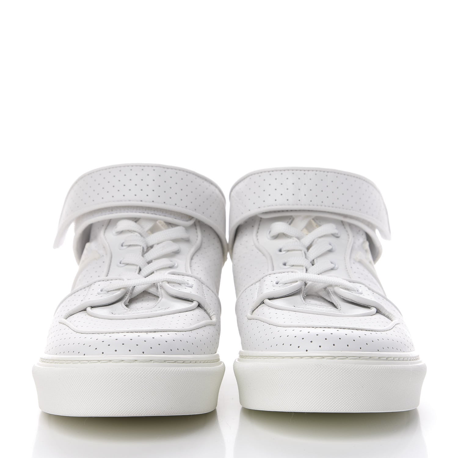 Louis Vuitton Calfskin Perforated Acapulco Sneakers 8 White 3 of 13