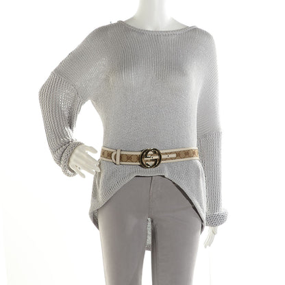 Gucci Monogram Interlocking G Belt 85 34 Off White 2 of 6