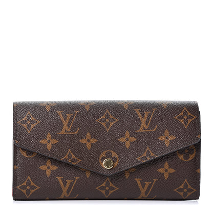 Louis Vuitton Monogram Sarah Wallet NM Coquelicot 1 of 9