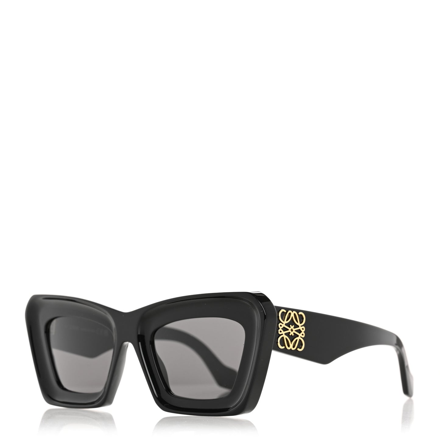 Acetate Anagram Cat Eye Sunglasses LW40145I Black