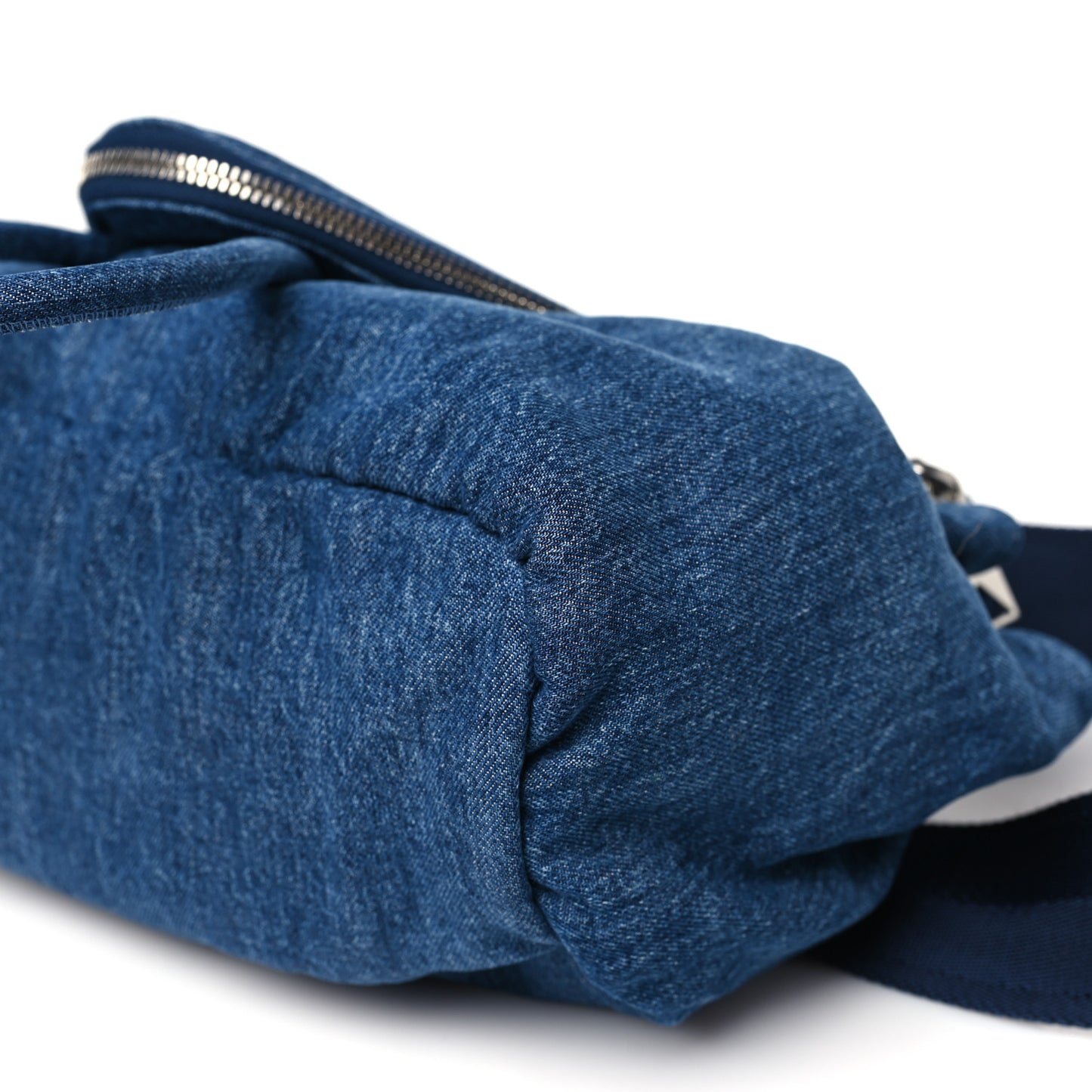 Denim Beak Belt Bag Blue