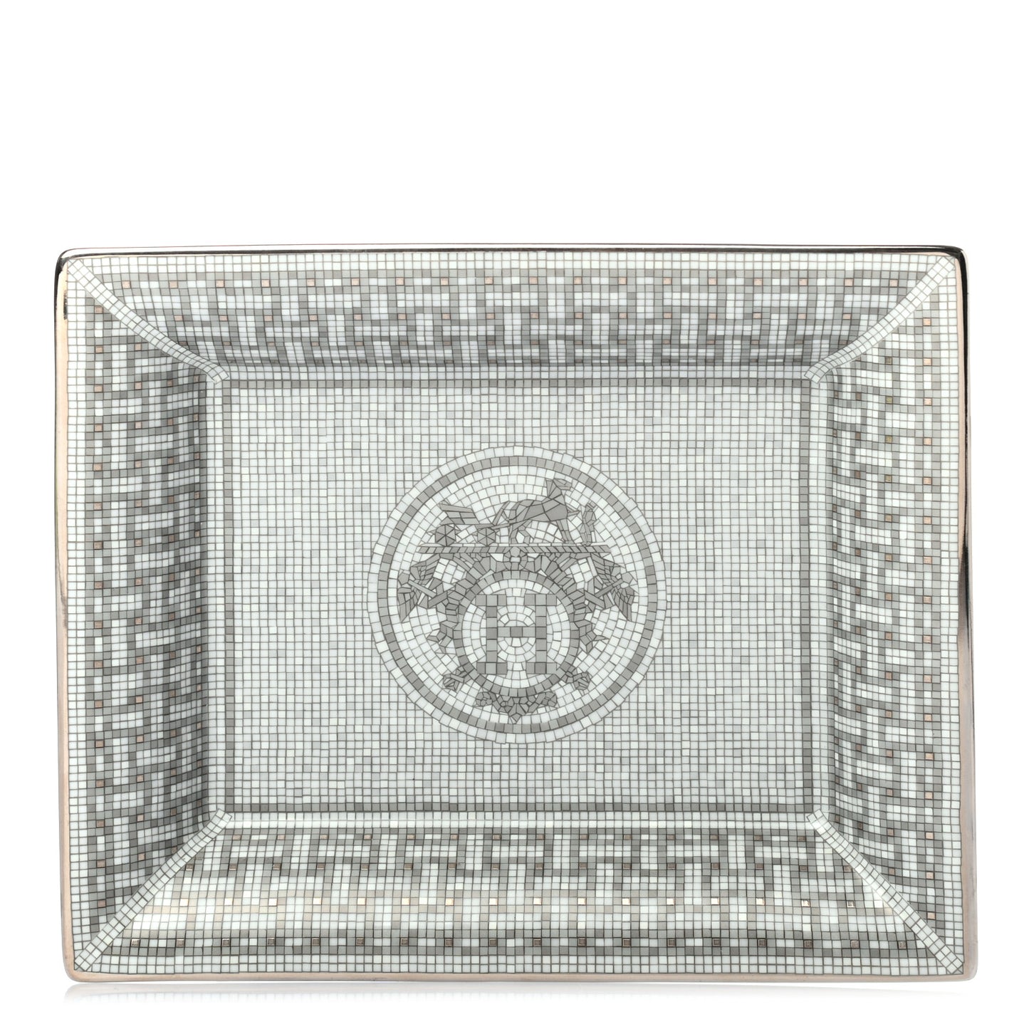 Porcelain Mosaique Au 24 Platine Change Tray