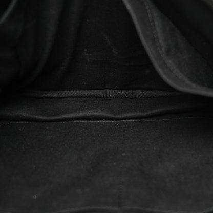 Burberry Canvas Mega Check Calfskin Addison Messenger Bag Black 6 of 14