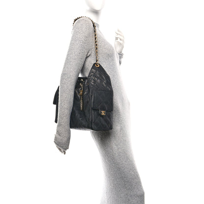 Chanel Caviar Quilted Medium Chanel 25 Handbag Black 2 of 11