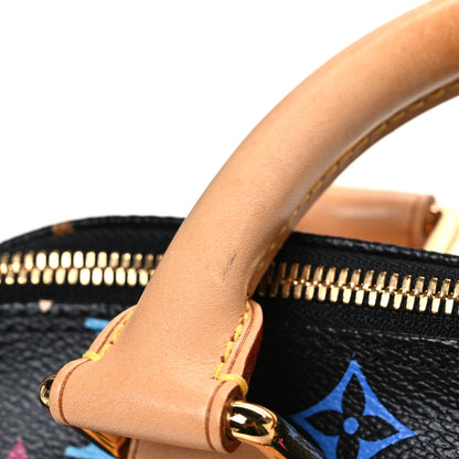 Louis Vuitton Monogram Multicolor Alma Black 13 of 14