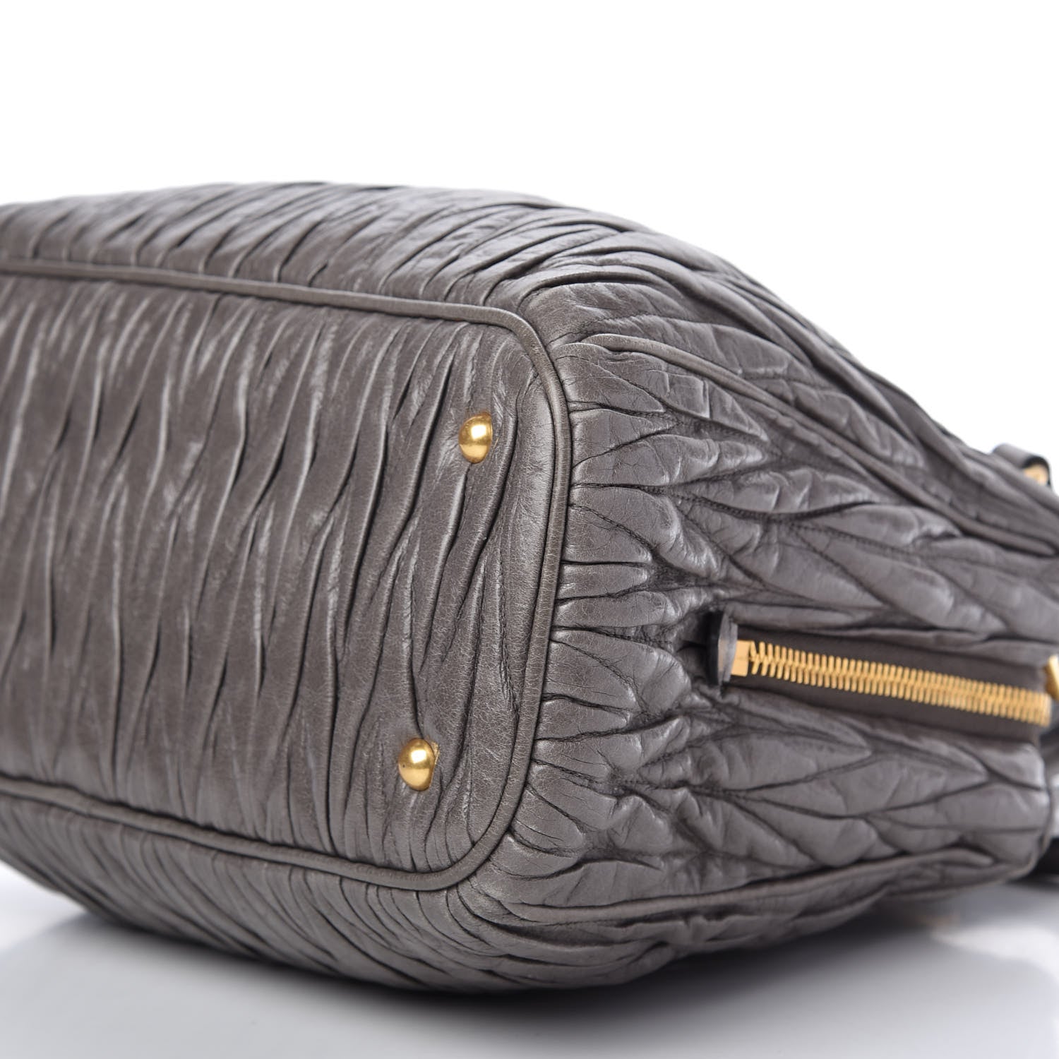 Miu Miu Nappa Matelasse Tote Argilla 7 of 11