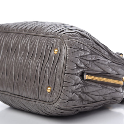 Miu Miu Nappa Matelasse Tote Argilla 7 of 11