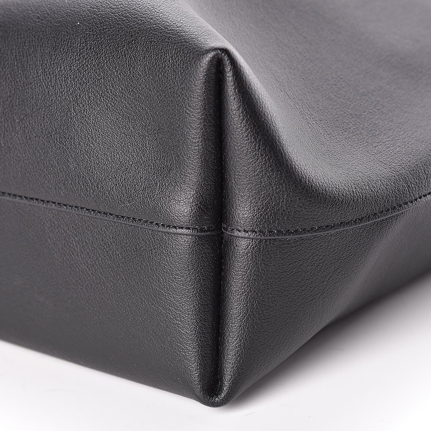 Saint Laurent Calfskin Large Shopping Tote Black 11 of 11