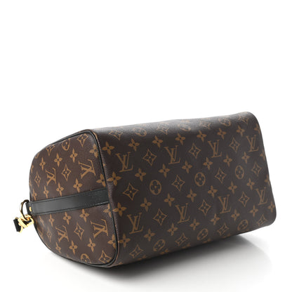 Louis Vuitton Monogram My World Tour Speedy Bandouliere 30 Black 4 of 11