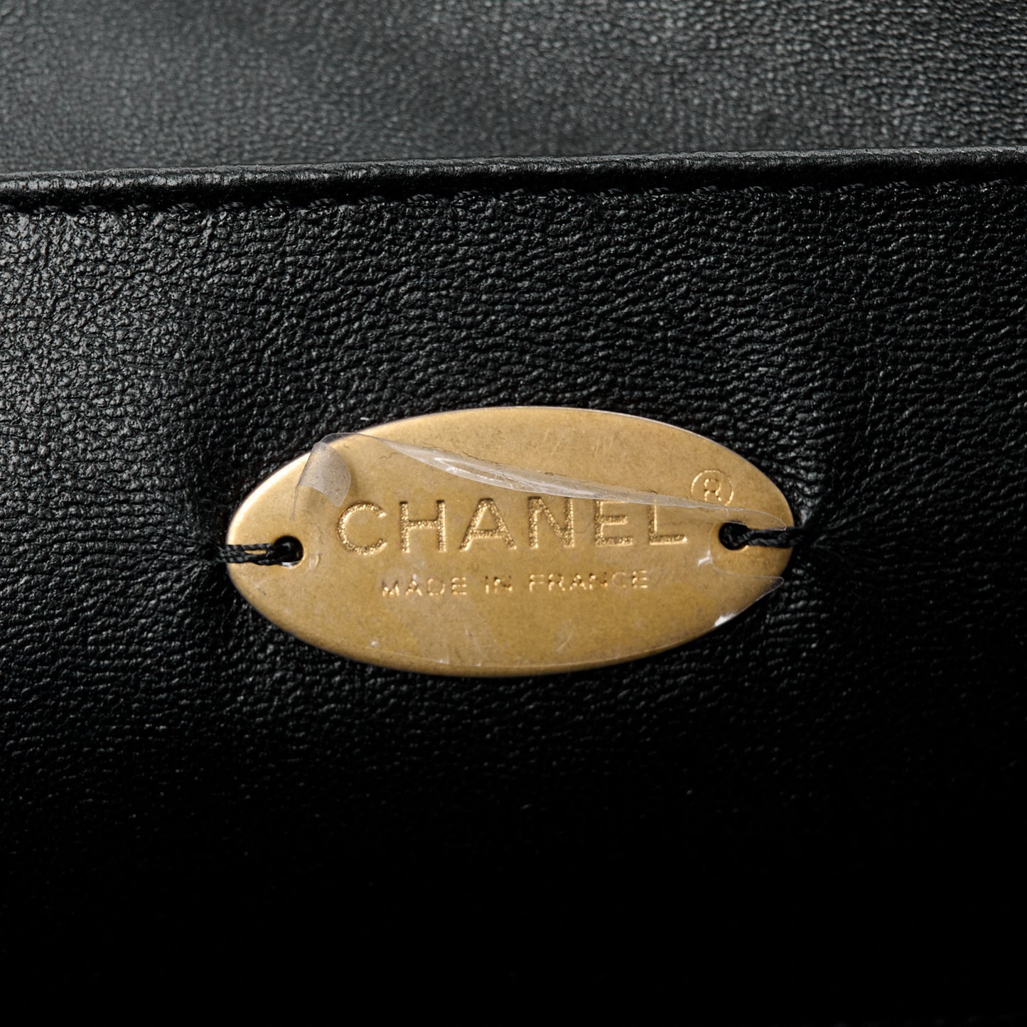 Velvet Enamel CC Kiss Lock Clutch Black