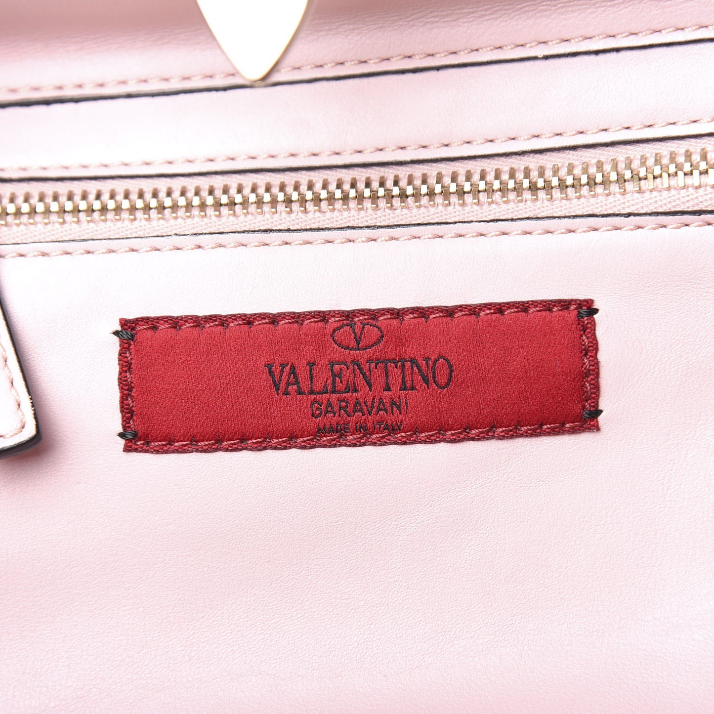 Vitello Small Rockstud Tote Water Rose