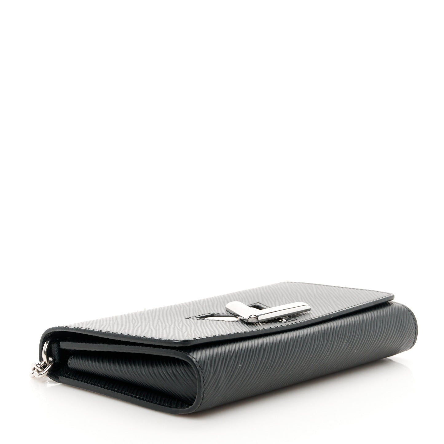 Epi Twist Chain Wallet Black