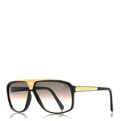 Louis Vuitton Acetate Evidence Sunglasses Z0105W Black 1 of 7