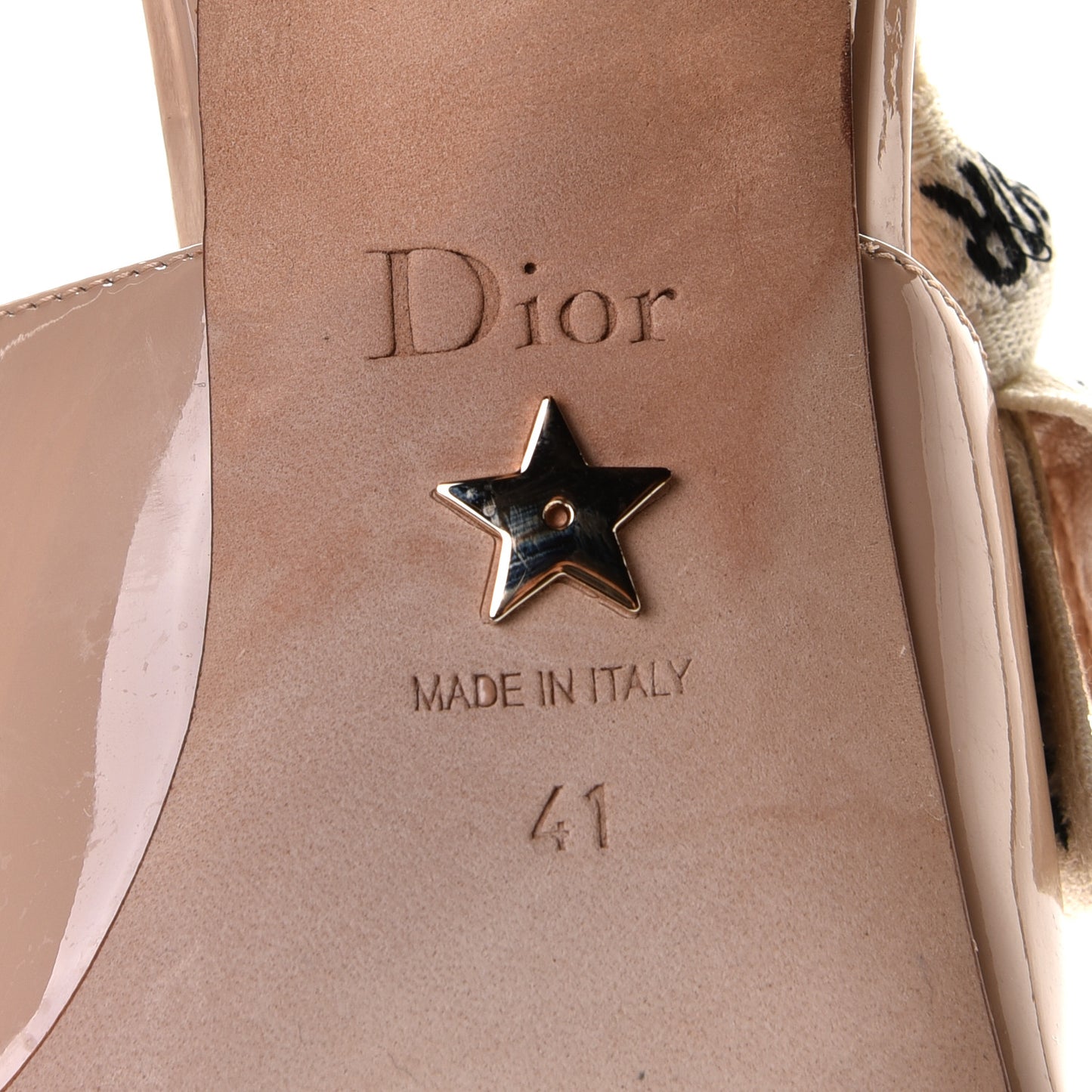 Patent Ribbon J'Adior Slingback 65mm Pumps 41 Nude