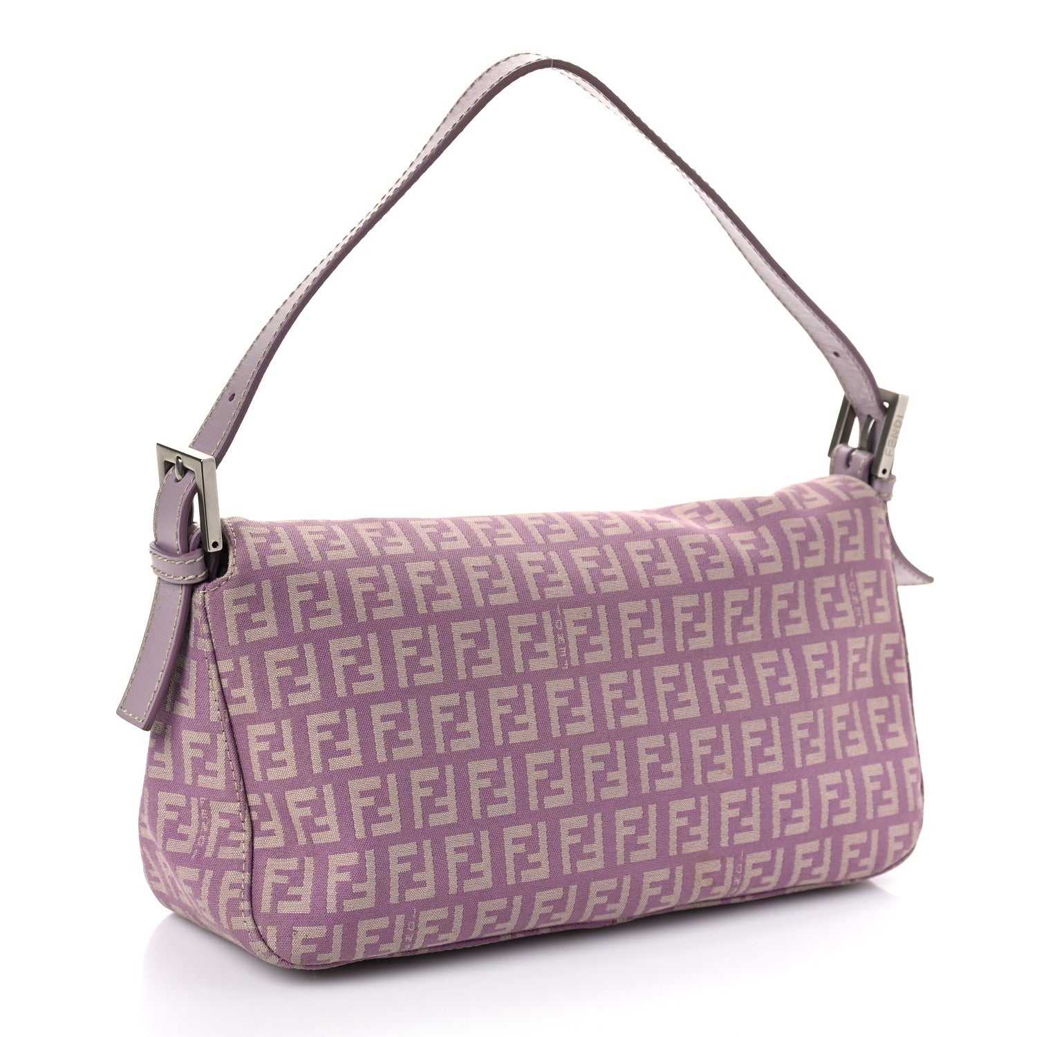 Fendi Zucchino Cuoio Baguette Lilla 3 of 4