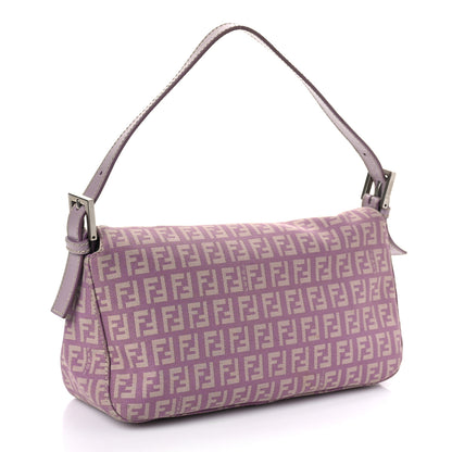 Fendi Zucchino Cuoio Baguette Lilla 3 of 4